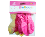 1st Birthday Balloon Set – Pink & Gold Confetti Balloons Party Decoration (12pcs) - Image 4