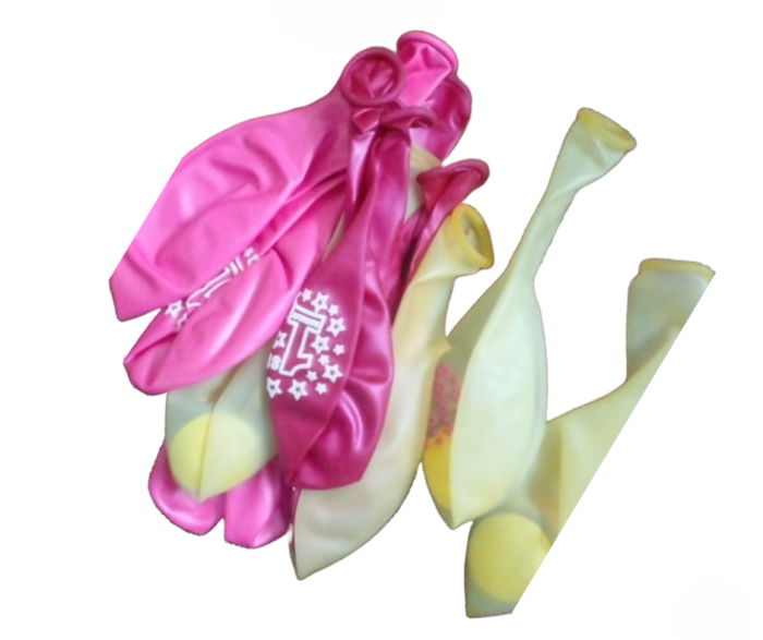 1st Birthday Balloon Set – Pink & Gold Confetti Balloons Party Decoration (12pcs) - Image 5