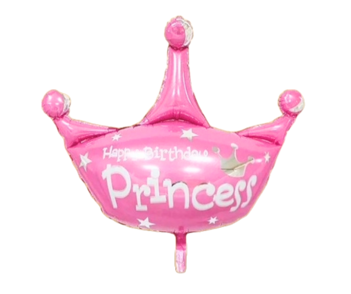 Candle Holder - 2024-11-18T140540.884 Princess Crown Foil Balloon – Pink Happy Birthday Princess Party Decoration - Image 1