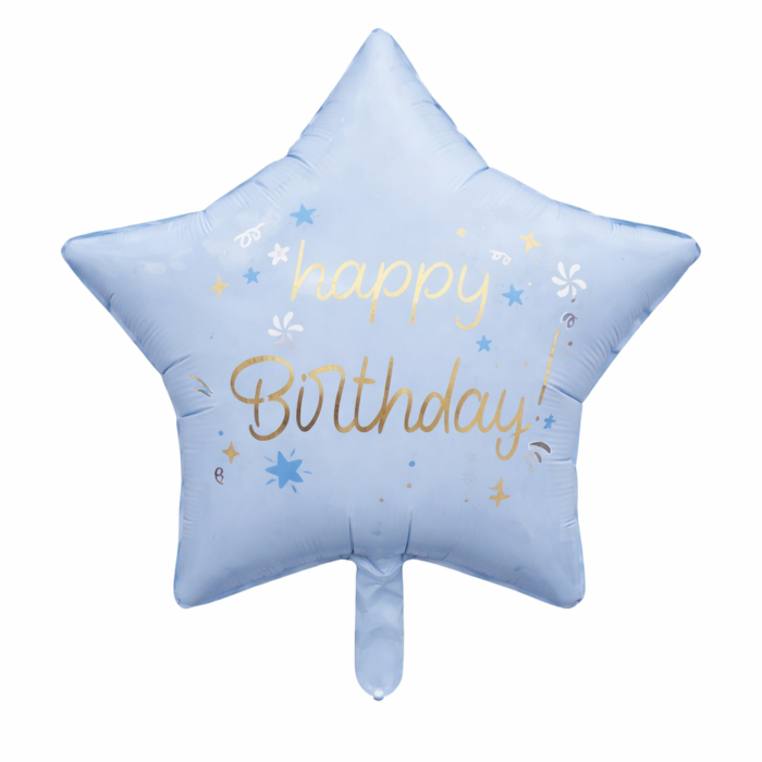 Blue 1st Birthday Balloon Set – 5PCS Baby Boy - Image 4