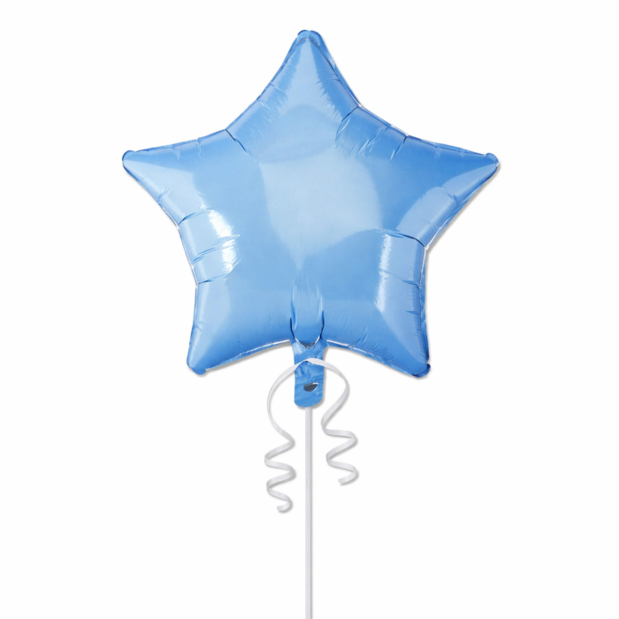 Blue 1st Birthday Balloon Set – Baby Boy Number 1 Foil Balloons - Image 3