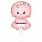 Baby Girl Balloon Set of 5 (Air or Helium Fill) - Image 2
