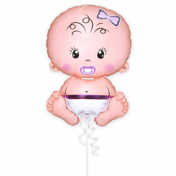 Baby Girl Balloon Set of 5 (Air or Helium Fill) - Image 2