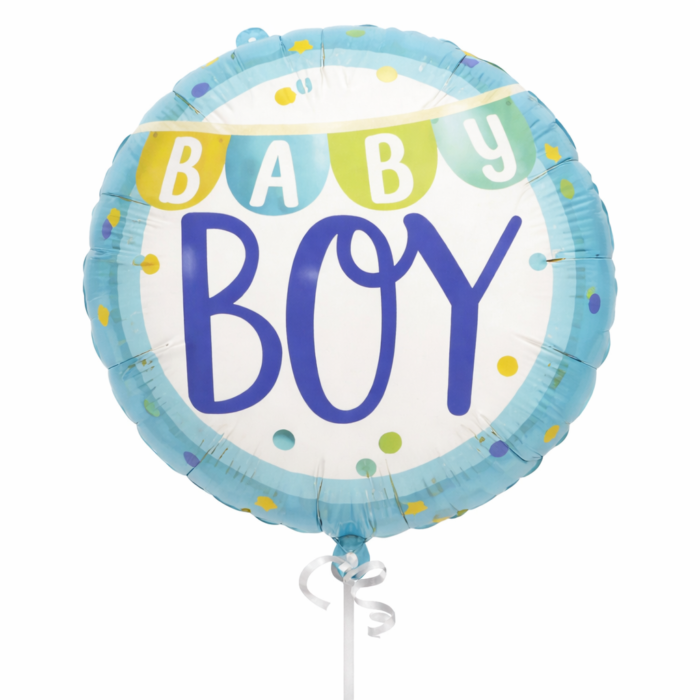 Welcome Baby Boy Balloon Set of 5 (Air or Helium Fill) - Image 4