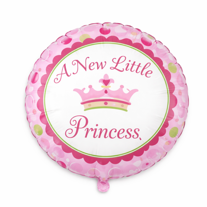 Baby Girl Foil Balloon Set – Cute Baby & Star Balloons Baby Shower Decoration (5pcs) - Image 2