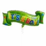It’s a Boy Foil Balloon Banner – Baby Shower Party Decoration (Air/Helium)