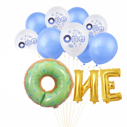 12pcs First Birthday Balloon Set – ONE Party Decor