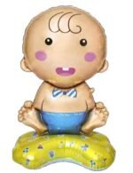Cute Baby Boy Foil Balloon -  (110 x 65 x 48 cm)