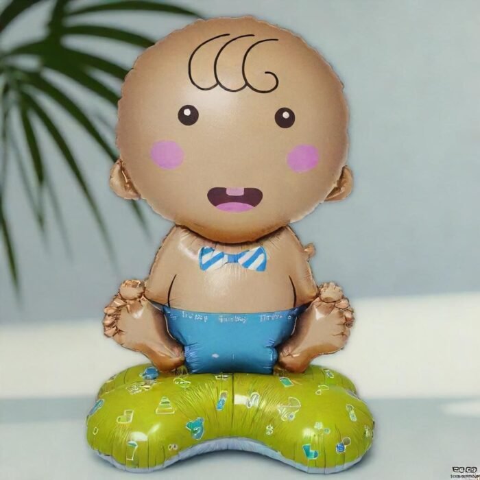 Cute Baby Boy Foil Balloon -  (110 x 65 x 48 cm) - Image 2