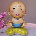 Cute Baby Boy Foil Balloon -  (110 x 65 x 48 cm) - Image 5