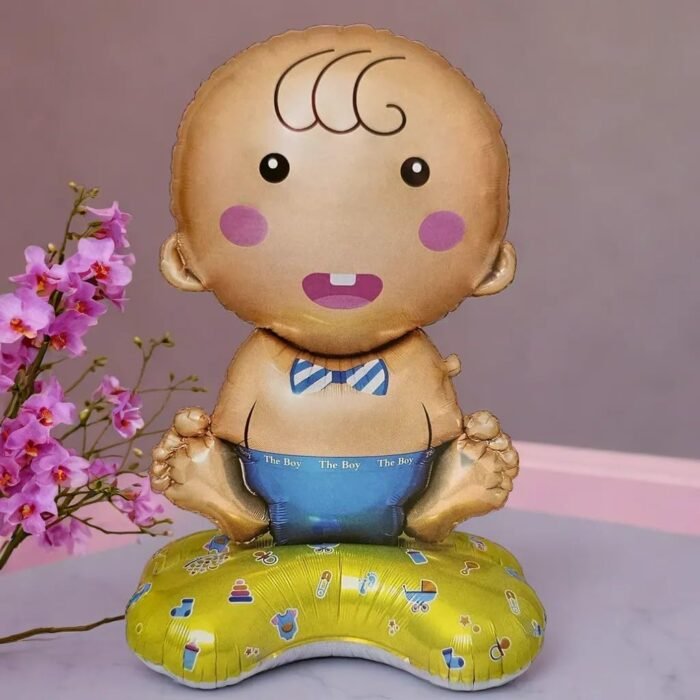 Cute Baby Boy Foil Balloon -  (110 x 65 x 48 cm) - Image 5