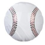 White Baseball sports Foil Balloon