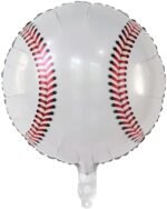 White Baseball sports Foil Balloon - Image 6