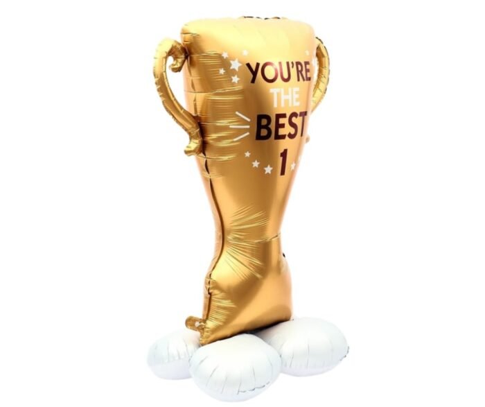 Self standing Big golden trophy cup foil balloon - Image 2