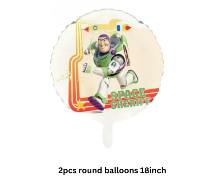 Set of 5 cartoon character foil balloons - Image 3