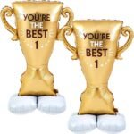 Self standing Big golden trophy cup foil balloon - Image 7