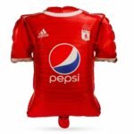 Football Jersey Foil Balloon Red Shirt Shape