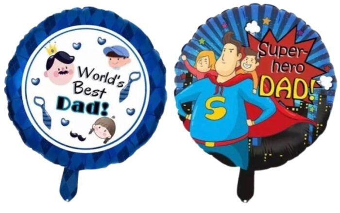 Father's Day Round Foil Balloons - Image 4