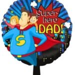 Father's Day Round Foil Balloons