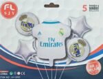 Set of 5 jersey and football foil balloons - Image 6