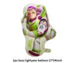 Set of 5 cartoon character foil balloons - Image 2