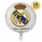 Round Football Style Party Balloon - Image 2