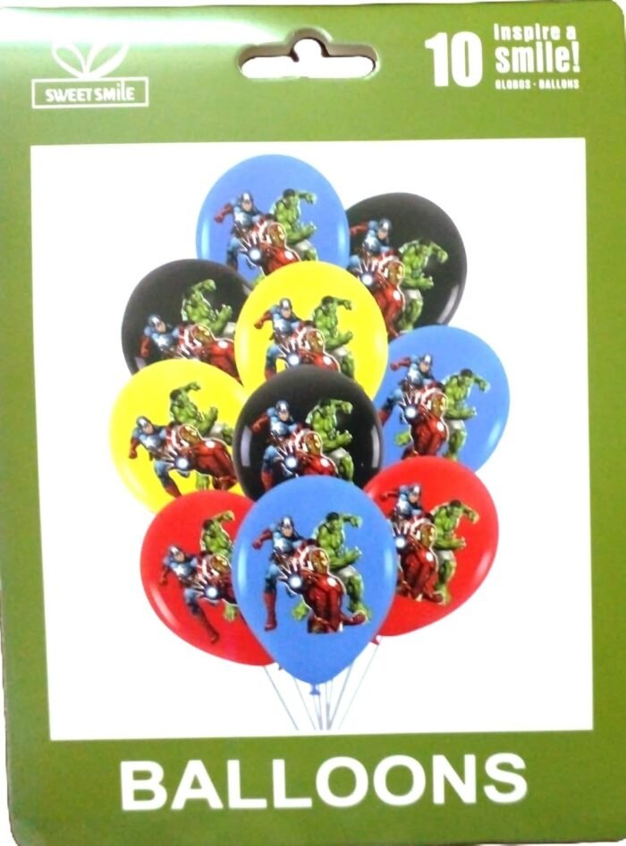 10pcs superhero latex Balloons - Image 2