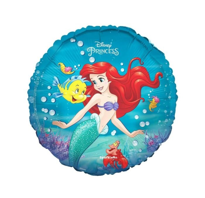Mermaid Princess Theme Foil Balloon Set of 2 - Image 2