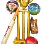 Cricket Theme Birthday Decoration Balloon Set