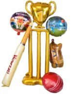 Cricket Theme Birthday Decoration Balloon Set