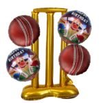 Cricket Theme Birthday Decoration Balloon Set