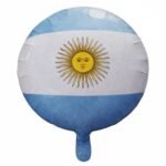 Soccer Theme Foil Balloon Blue White