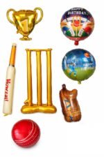 Cricket Theme Birthday Decoration Balloon Set - Image 2