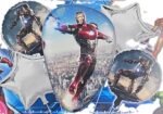 Set of 5 cartoon character foil balloons