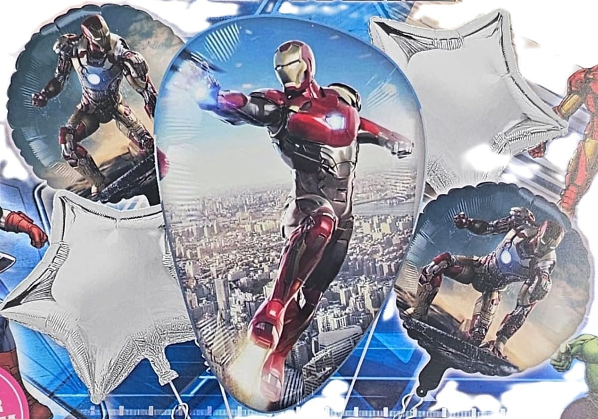 714-rbnK6tL._SL1202_ Set of 5 cartoon character foil balloons - Image 1