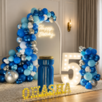 Royal Blue Birthday Decoration Package