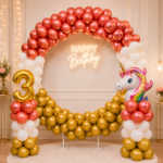 Unicorn Ring Birthday Decoration Package