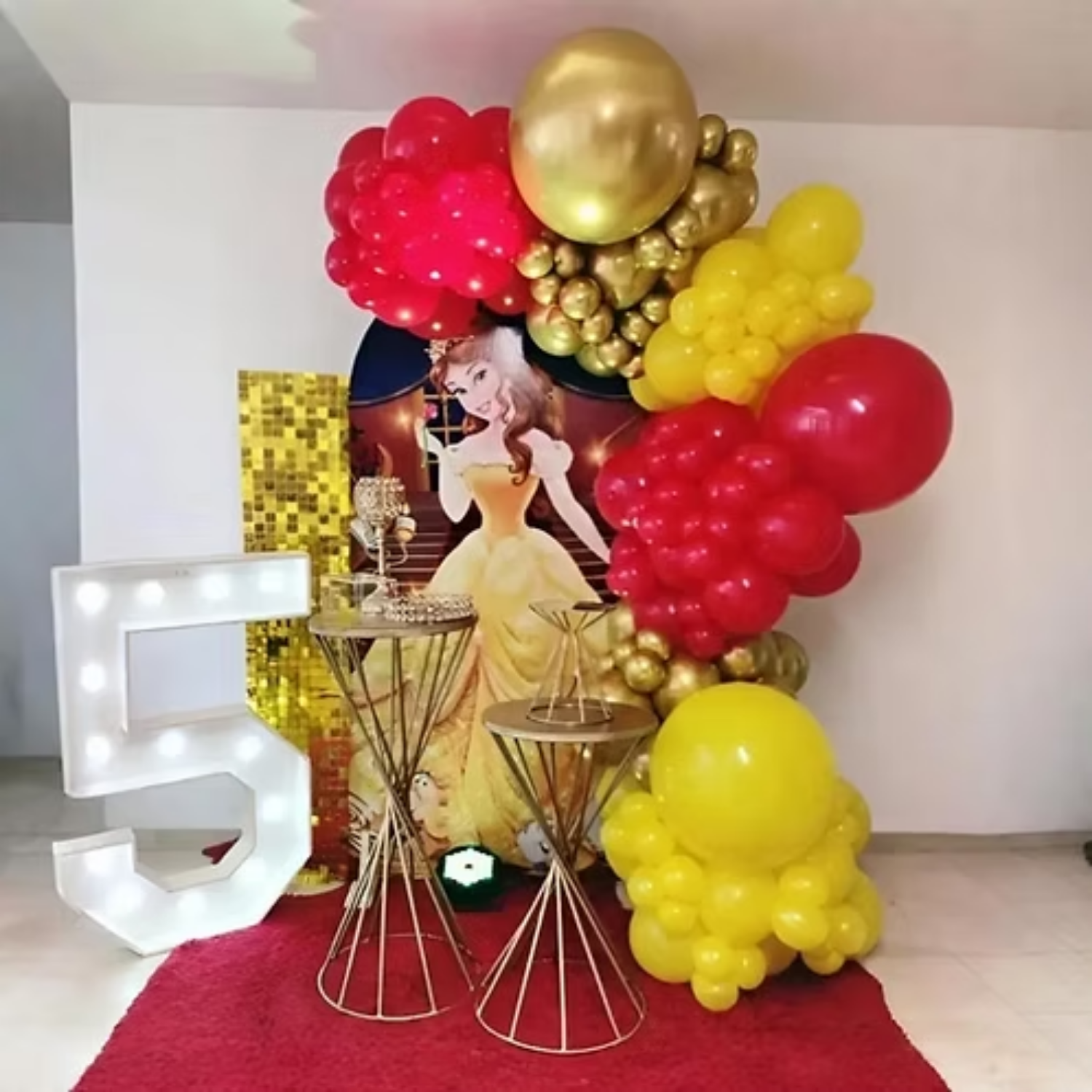 Untitled design - 2026-06-20T105641.136 Princess Theme Birthday Decoration - Image 1