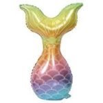 Mermaid Tail Mylar Foil Balloons for Anniversary - Image 2