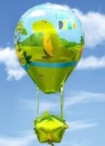Unique Hot Air Balloon Design – Adorable 4D foil balloons shaped like colorful hot air balloons with cute animal. 4D hot air balloon foil balloons for birthday decoration, Cute animal mylar balloons for jungle safari partyprints. High-Quality Foil Material – Made from premium aluminum foil, durable, reusable, and safe for kids’ parties. Hot air balloon shaped aluminum foil balloons for kids, Baby shower foil balloons with hot air balloon design Perfect Party Decoration – Ideal for birthdays, baby showers, jungle safari themes, zoo parties, and festive events. Hot air balloon foil balloon Animal balloon 4D foil balloon Mylar balloon Party foil balloons Easy to Inflate – Can be filled with air or helium; stays inflated for long hours to brighten up your celebration. Baby shower balloon Safari balloons Jungle theme balloons Reusable & Eco-Friendly – Strong foil balloons that can be reused for multiple parties and decorations. Reusable party foil balloons for zoo and jungle theme décor, Colorful 4D hot air balloon balloons for wedding and events - Image 2
