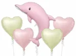 Set of 5 Dolphin Foil Balloon Bouquet