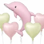 Set of 5 Dolphin Foil Balloon Bouquet