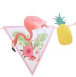 1pc Happy Birthday Flamingo Flags - Image 4