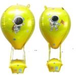 1pc Yellow hot air Foil Balloon - Image 4