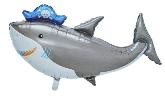 1pc Shark Foil Balloon Pirate Theme Whale Fish Balloon - Image 2