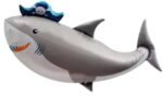 1pc Shark Foil Balloon Pirate Theme Whale Fish Balloon - Image 3