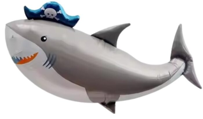 1pc Shark Foil Balloon Pirate Theme Whale Fish Balloon - Image 3