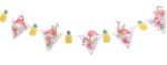 1pc Happy Birthday Flamingo Flags - Image 2