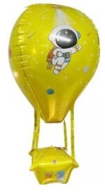 1pc Yellow hot air Foil Balloon - Image 7