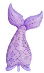 Purple Mermaid Tail Balloon Bouquet Set - Image 2
